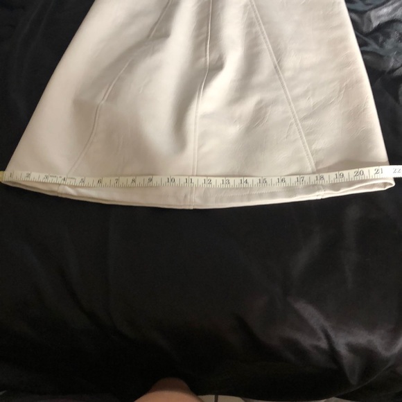 A-line Zara Faux Leather Skirt 🌸 - Picture 6 of 8